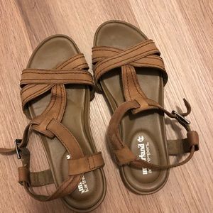 Timberland women strap sandals leather